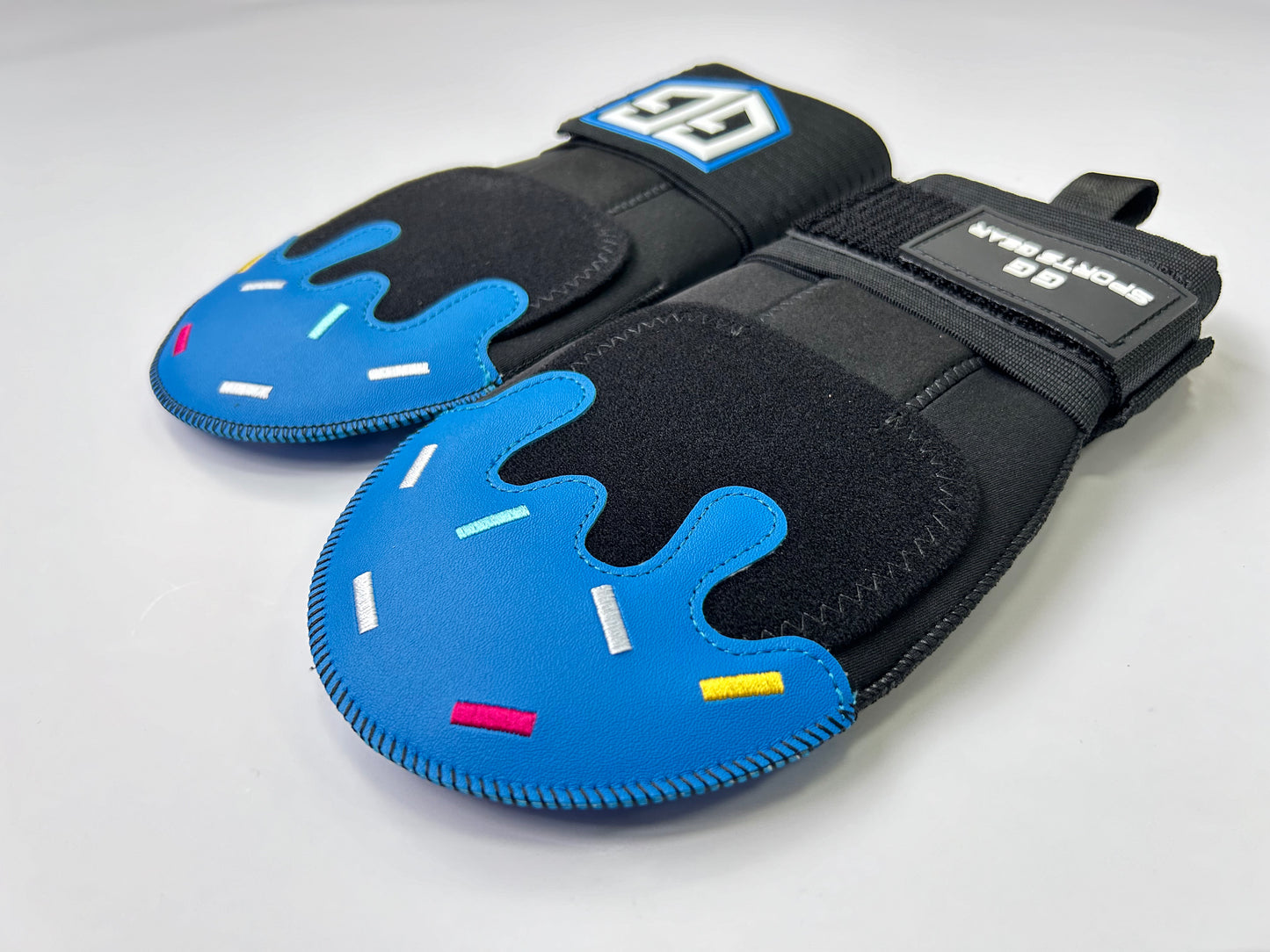 Blue Drip Ice Cream Sliding Mitt - Youth