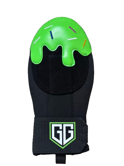 Green Ice Cream Drip Sliding Mitt - Adult Youth