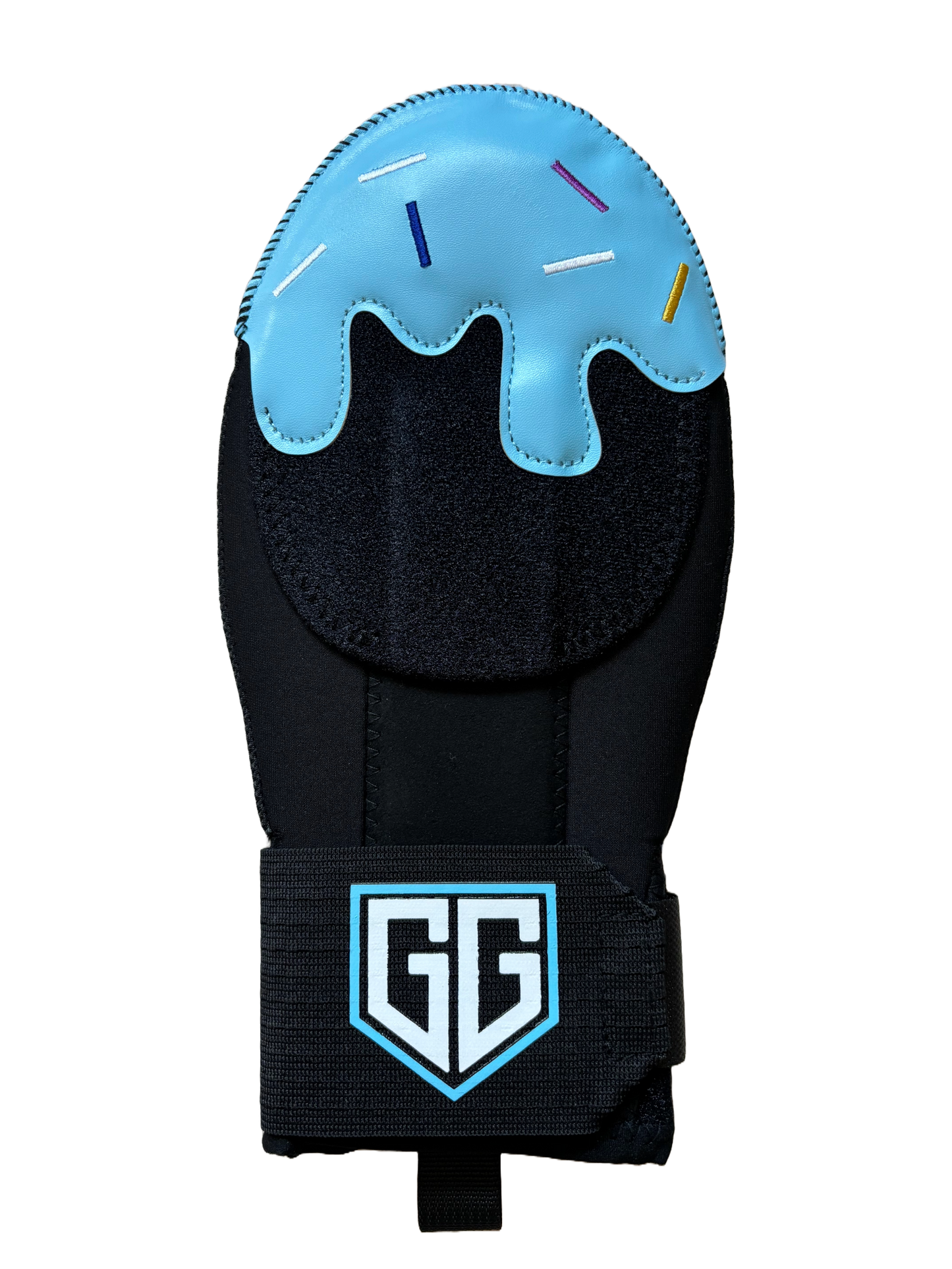 Light Blue Drip Sliding Mitt - Adult
