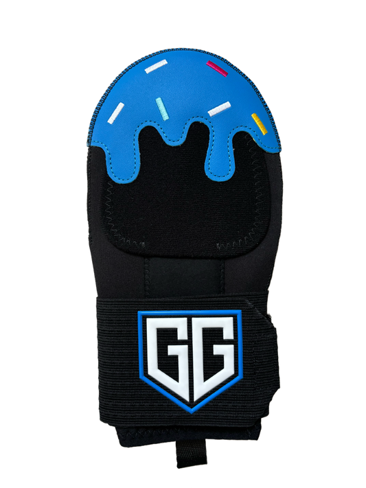 Blue Drip Ice Cream Sliding Mitt - Youth