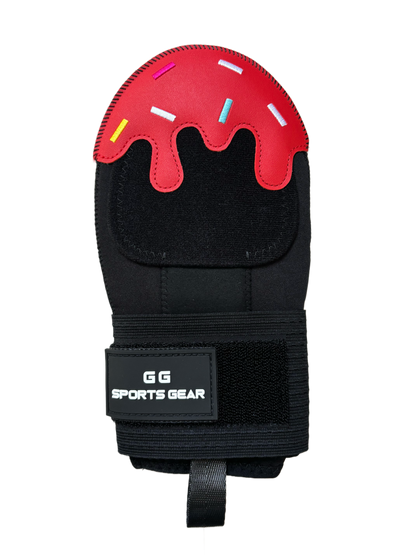 Red Drip Ice Cream Sliding Mitt - Youth